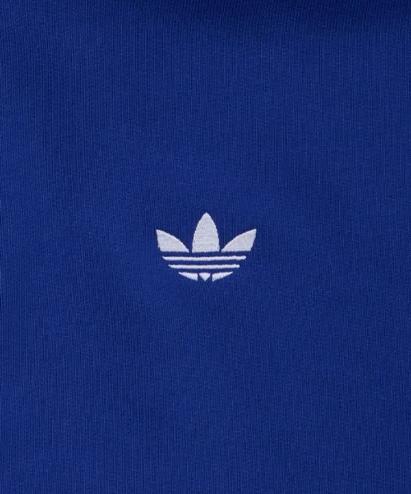 Худи на молнии, логотип, Adidas, королевский синий/белый — фото 4