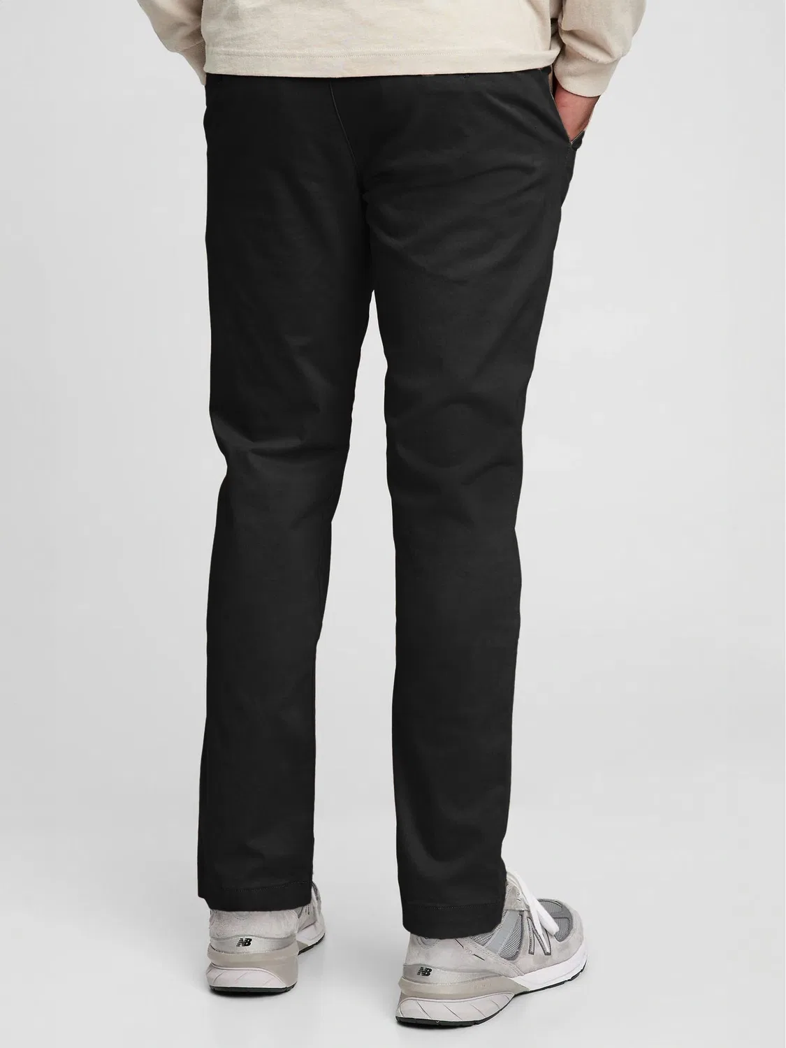 Брюки чинос slim fit Gap, Onyx Black — фото 3