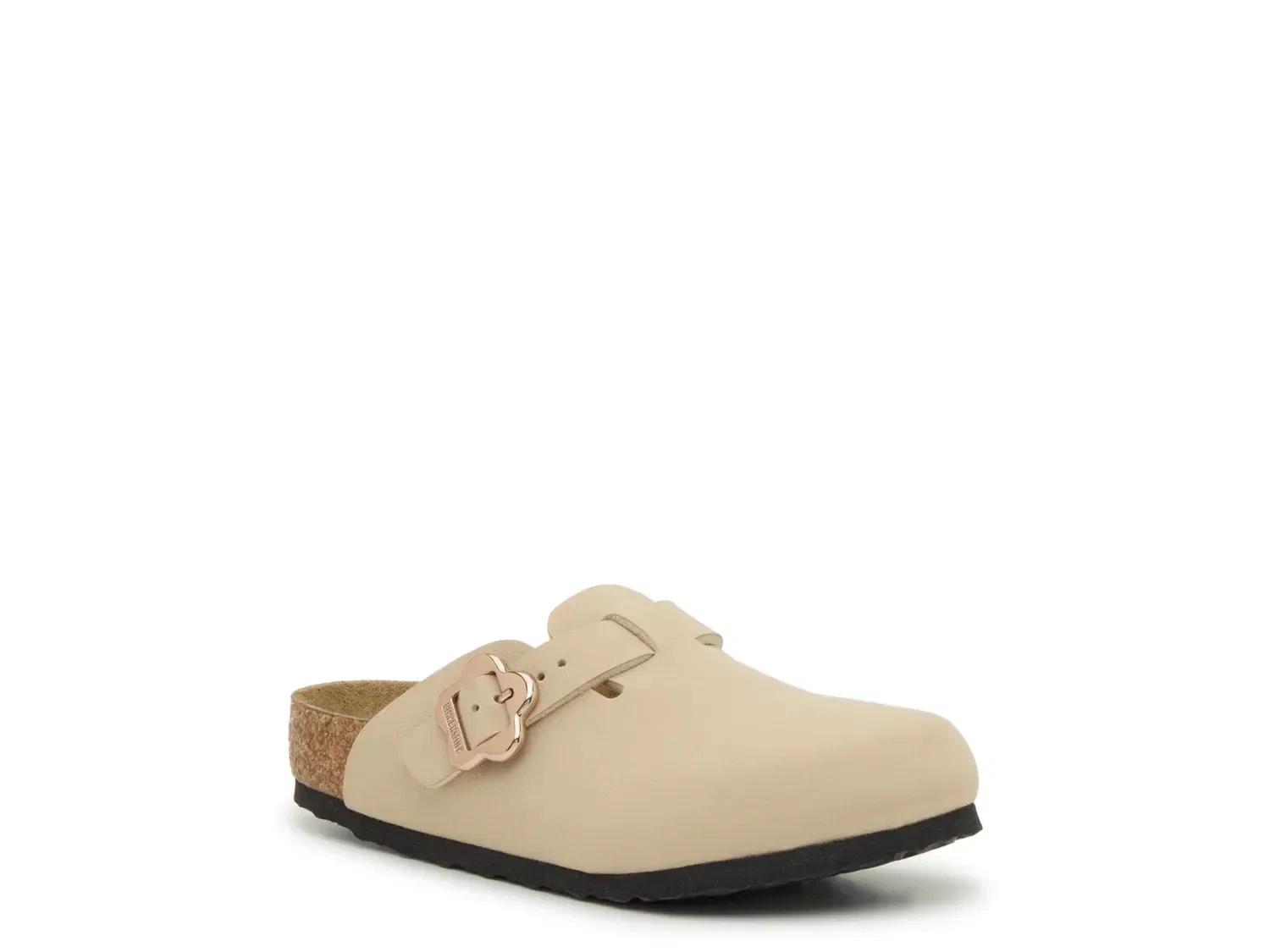 Клоги Boston Flower Buckle, Birkenstock, бежевый