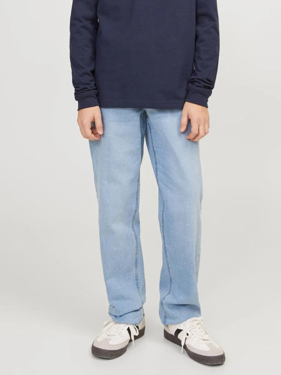 Джинсы JACK & JONES MINI Regular Jeans 'JJIClark JJOriginal' светло-голубого цвета — фото 3