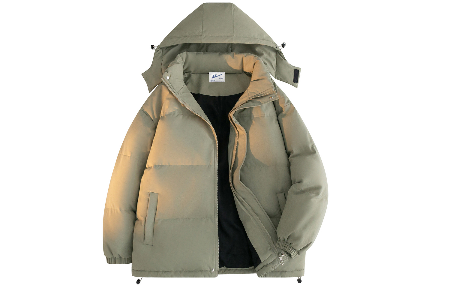 

WARRIOR Пуховик Huichao Riding The Wind Collection унисекс, Gray Green[Hats & Caps Detachable]