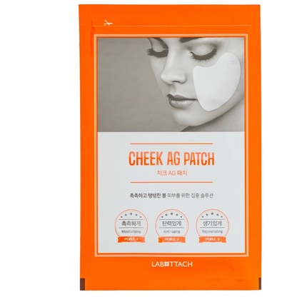 

Гидрогелевая коллагеновая маска Cheek Ag Patch для ухода за кожей щек, 2 шт. Wooshin Labottach
