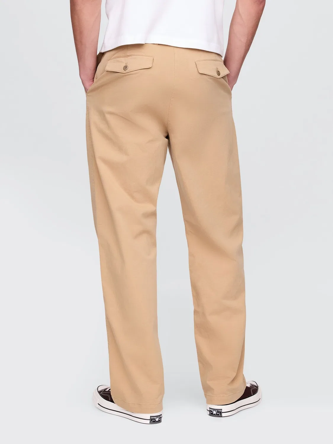 Чиносы свободного кроя 90s Loose Chinos Gap, коричневый — фото 2