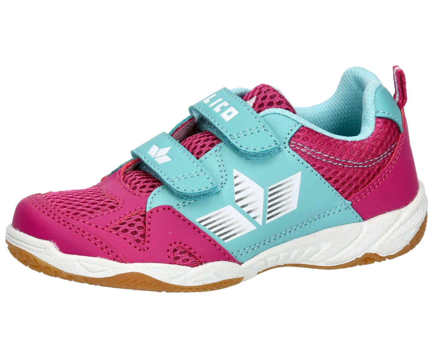 Детские кроссовки для девочек с липучкой Lico Sport V, Rosa