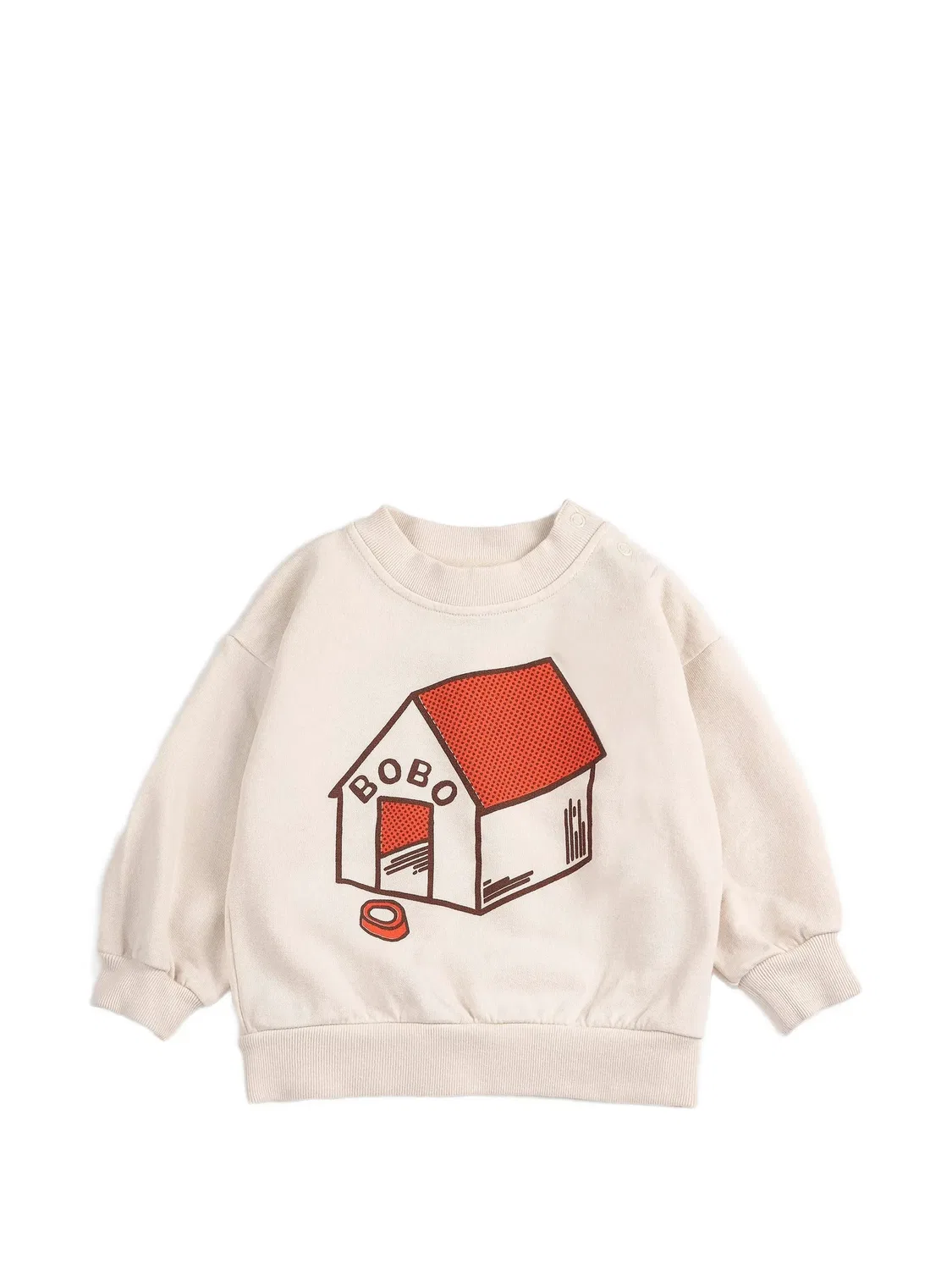 Толстовка Pickles is at Home с графичным принтом Bobo Choses, белый