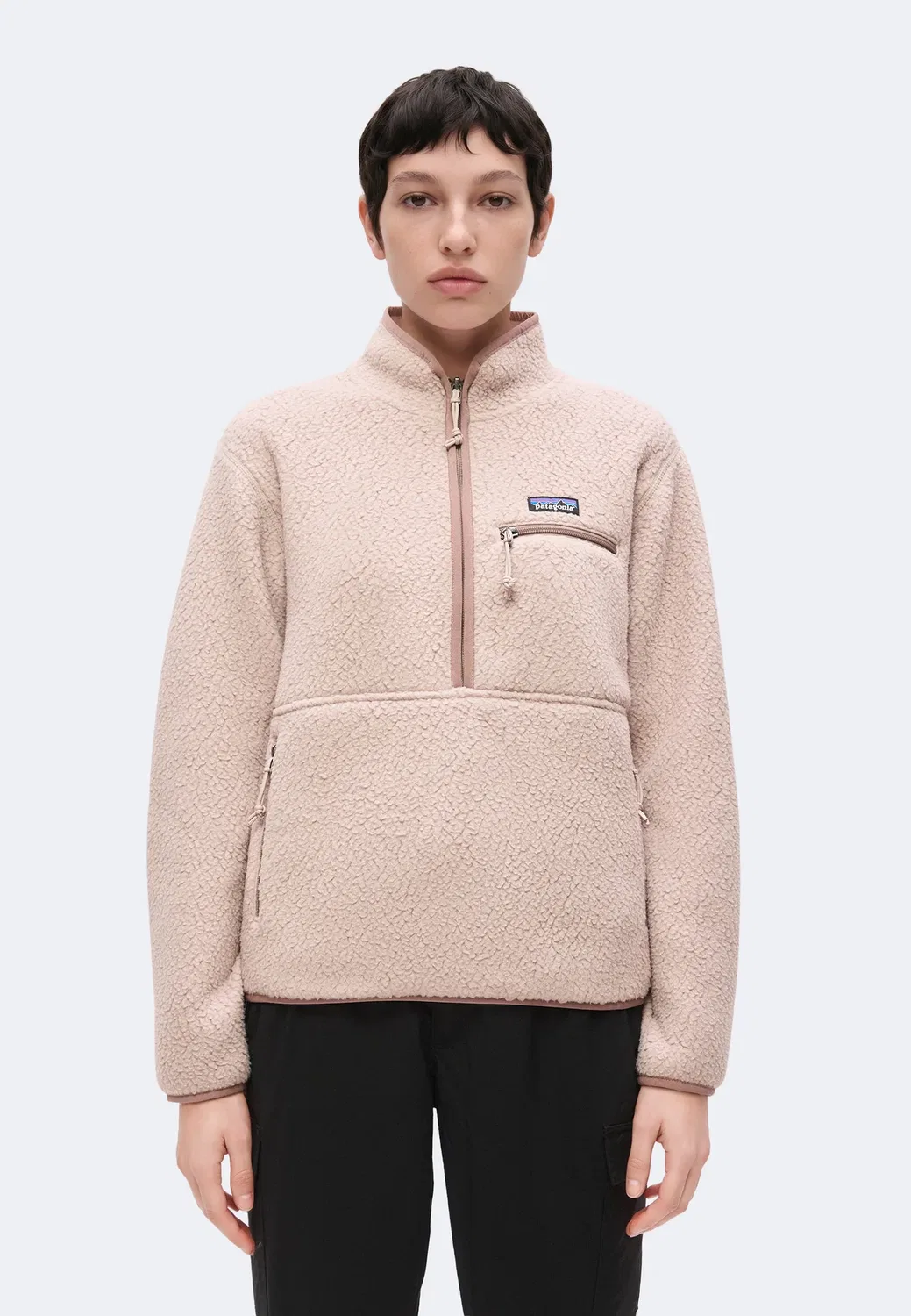 Сумчатое животное - флисовый джемпер Patagonia, Stingray Mauve