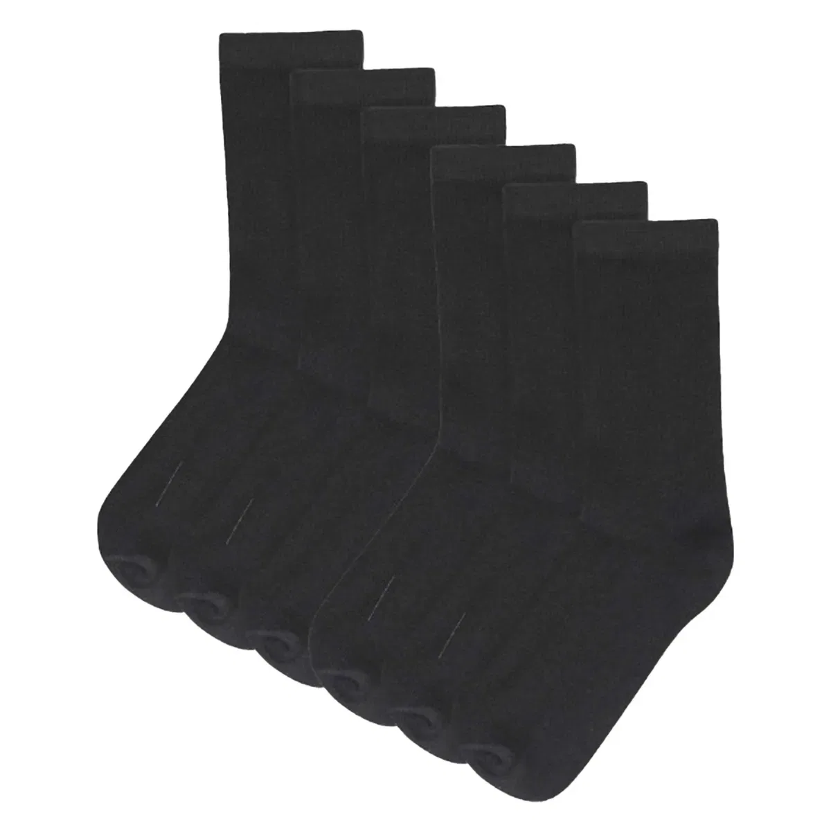 Хлопковые носки, 12 пар, Soxy, Black