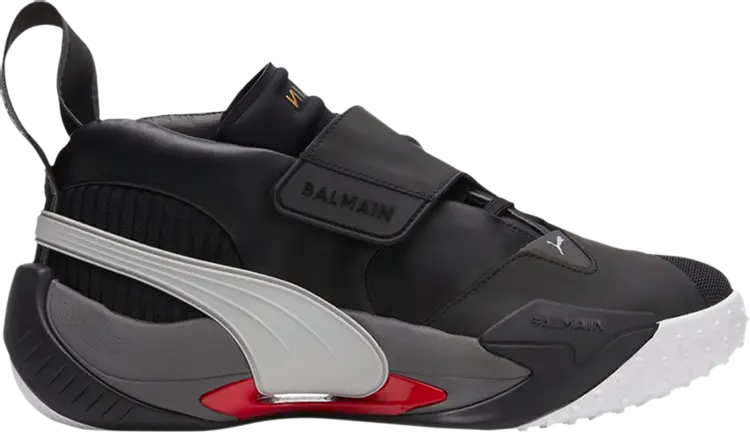 

Кроссовки Puma Puma x Balmain Court, черный, Черный;серый, Кроссовки Puma Puma x Balmain Court, черный