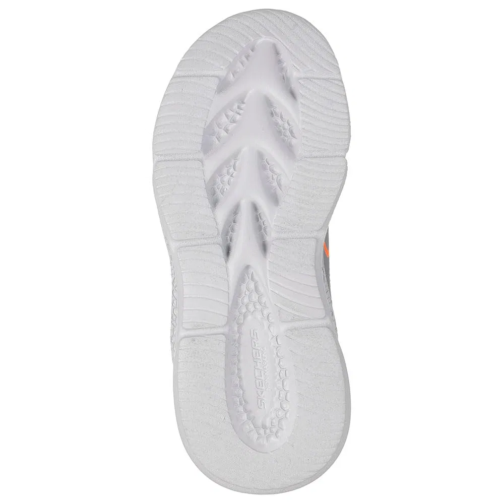 Детские кроссовки для мальчиков с подсветкой Skechers Skechers Meteor-lights, Silver Orange — фото 2