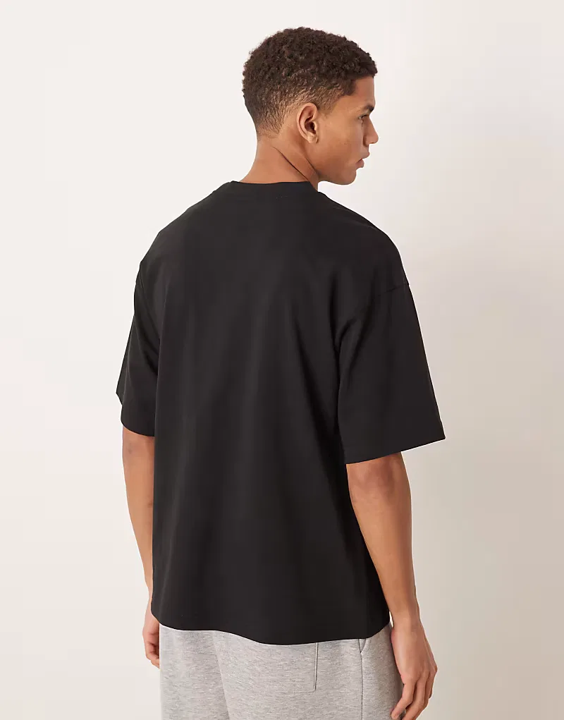 Хлопковая домашняя футболка Calvin Klein, черный — фото 3