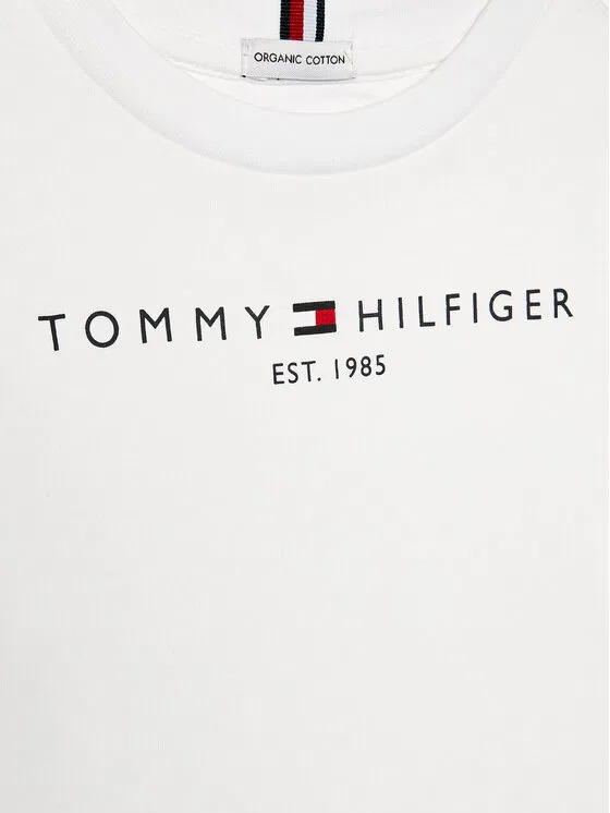 Футболка regular fit Essential Tommy Hilfiger, белый — фото 3