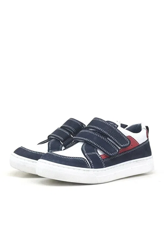 Детские кеды для мальчиков на липучке Rakerplus, Navy Blue — фото 3