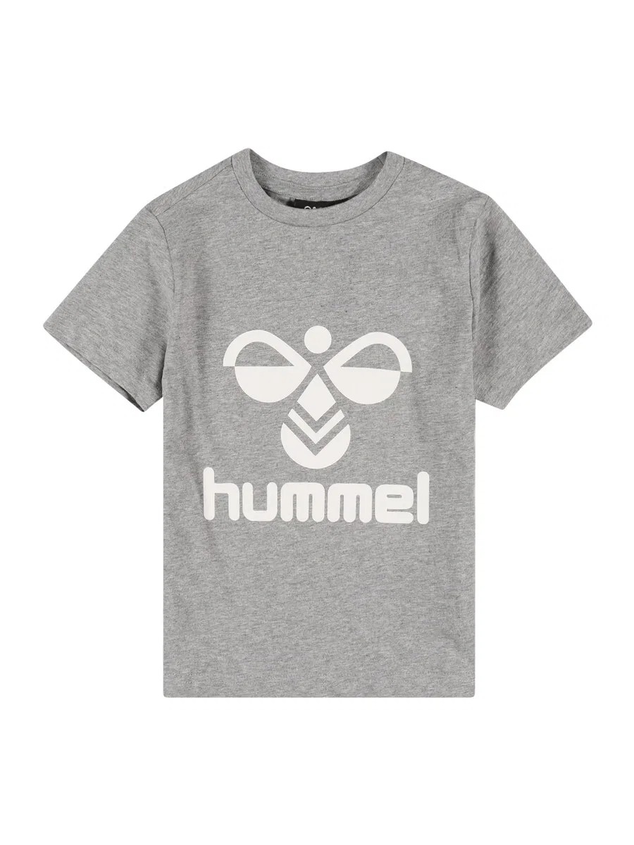 Футболка Hummel Performance Shirt 'Tres' в серо-пятнистом цвете