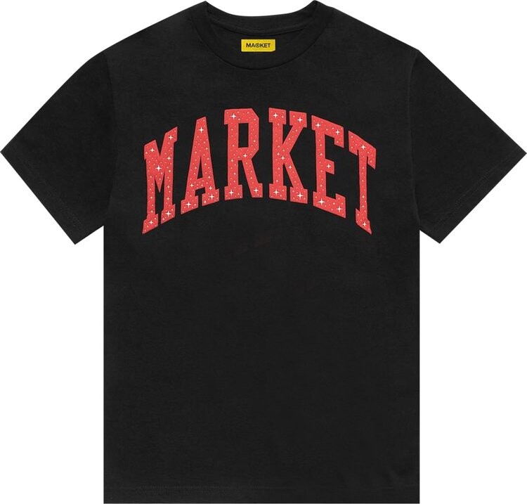 

Футболка Market Arc Puff Tee 'Black', черный