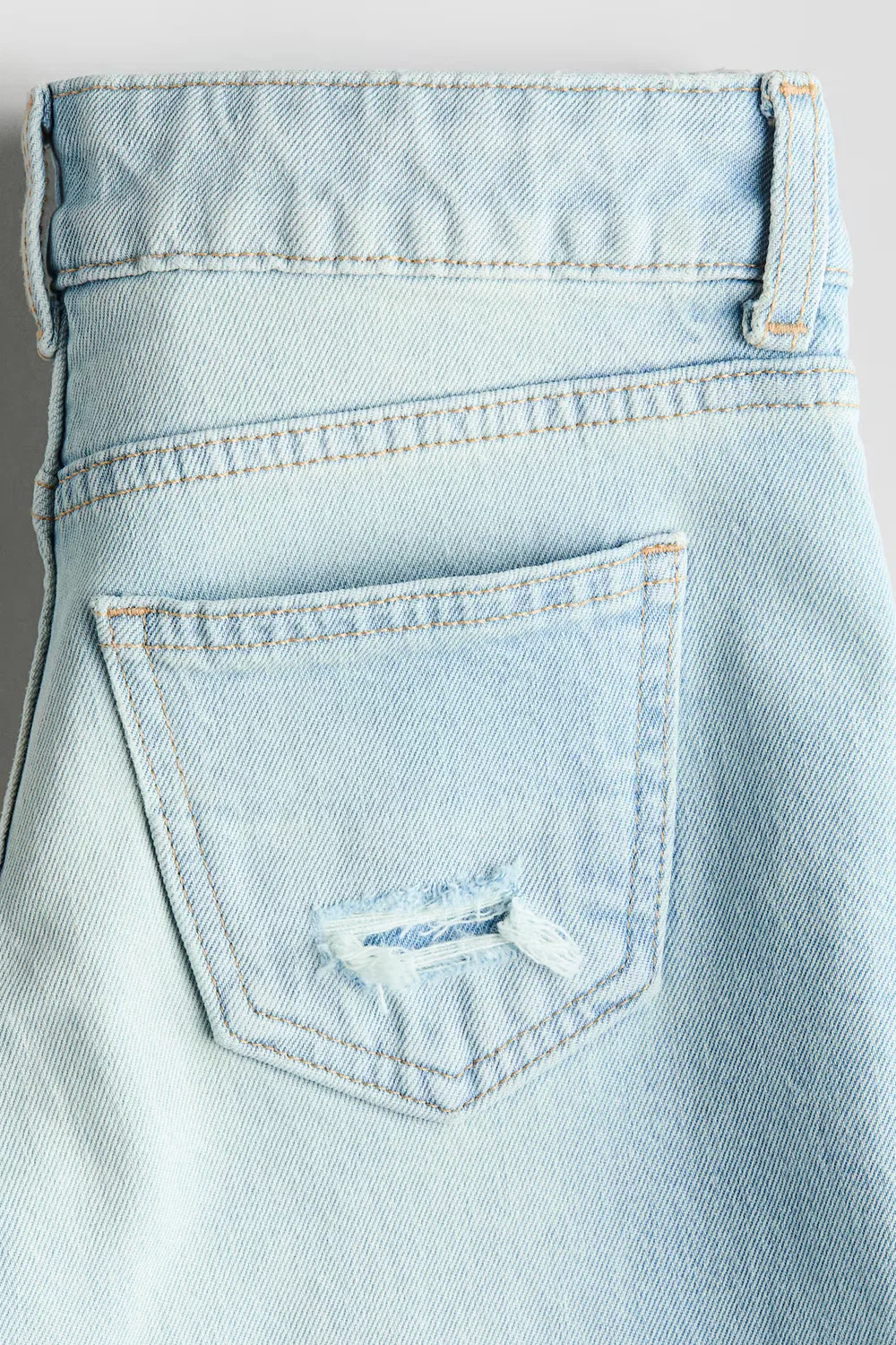 Широкие джинсы с низкой посадкой H&M, Helles Denimblau — фото 3