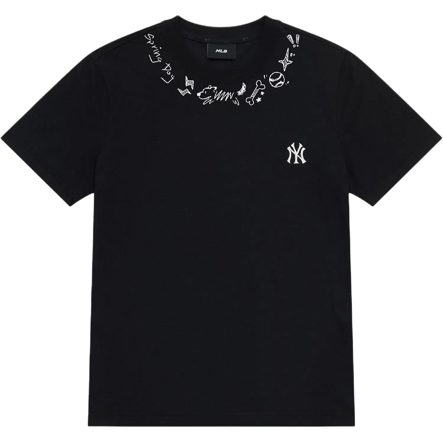 Детская футболка с принтом New York Yankees/Black MLB