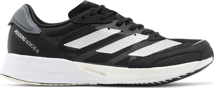 

Кроссовки Adidas Adizero Adios 6 'Black White', черный