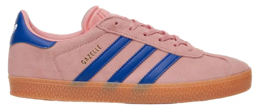 Детские кроссовки для мальчиков с замшей Gazelle Adidas, Pink Navy Blue