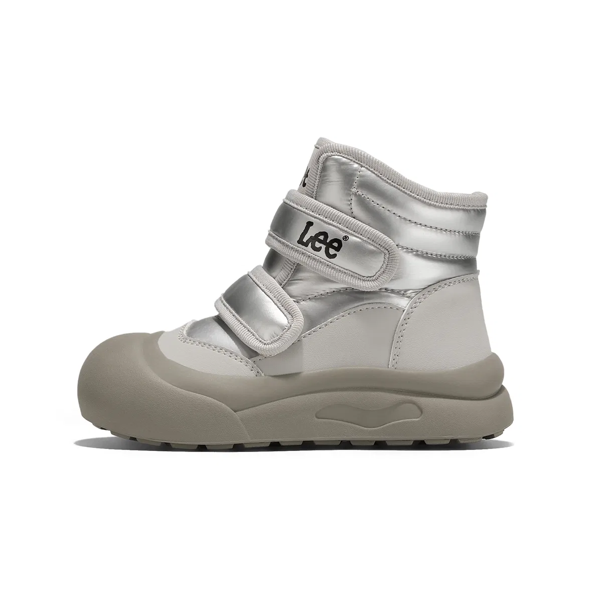 Детские сапоги из искусственной кожи с меховой подкладкой Lee, Silver