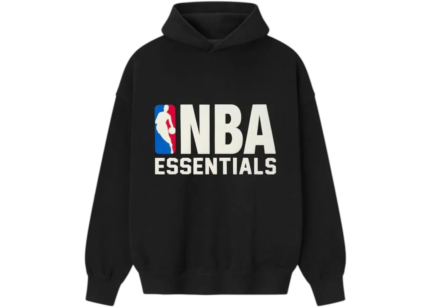 Мужская худи с принтом Fear of God Essentials NBA Sport Hoodie Fear of God, Vintage Black