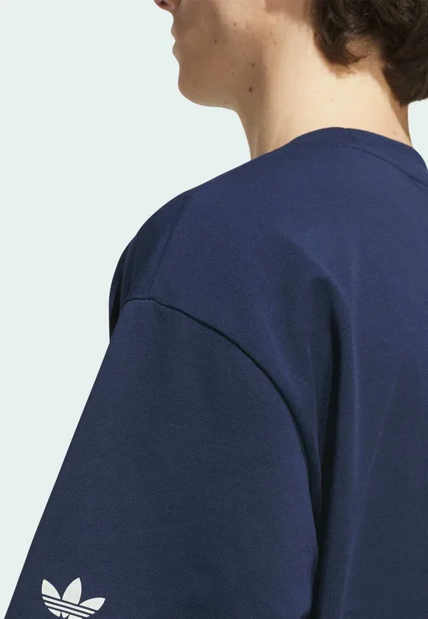 Оригинальная футболка Skyjam с принтом Adidas Originals, индиго — фото 4