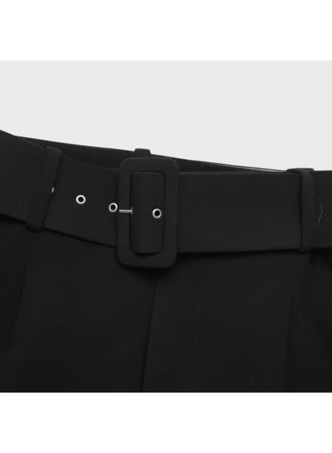Zara Брюки зауженные с высокой посадкой, черные — фото 4