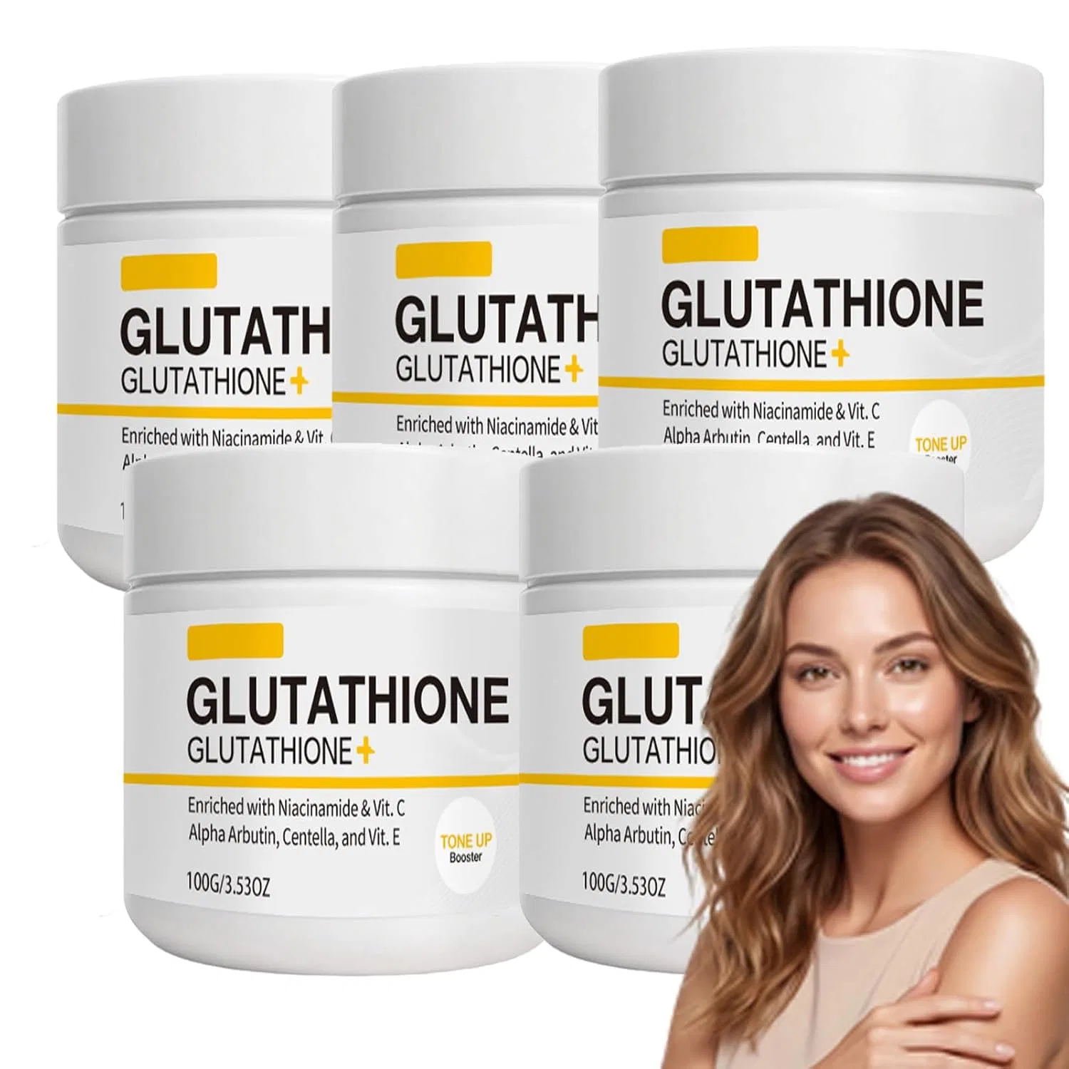 Скраб для тела Skinflair Glutathione Body Scrub, 100 г, 5 шт. Xinran