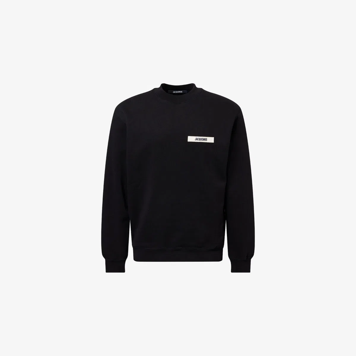 Толстовка Le gros Grain из хлопкового джерси Jacquemus, черный
