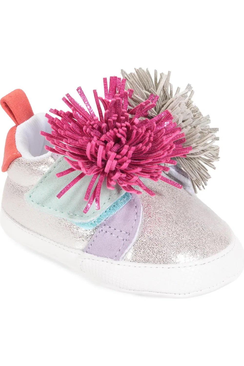 Детские сандалии с блестящей отделкой Laney Kurt Geiger London, Silver Multi