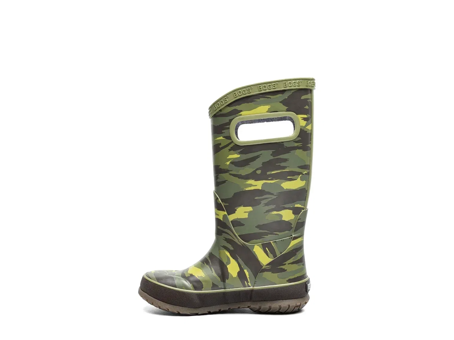 Резиновые сапоги Brush Camo для мальчиков, Bogs, зеленый/мультиколор — фото 4