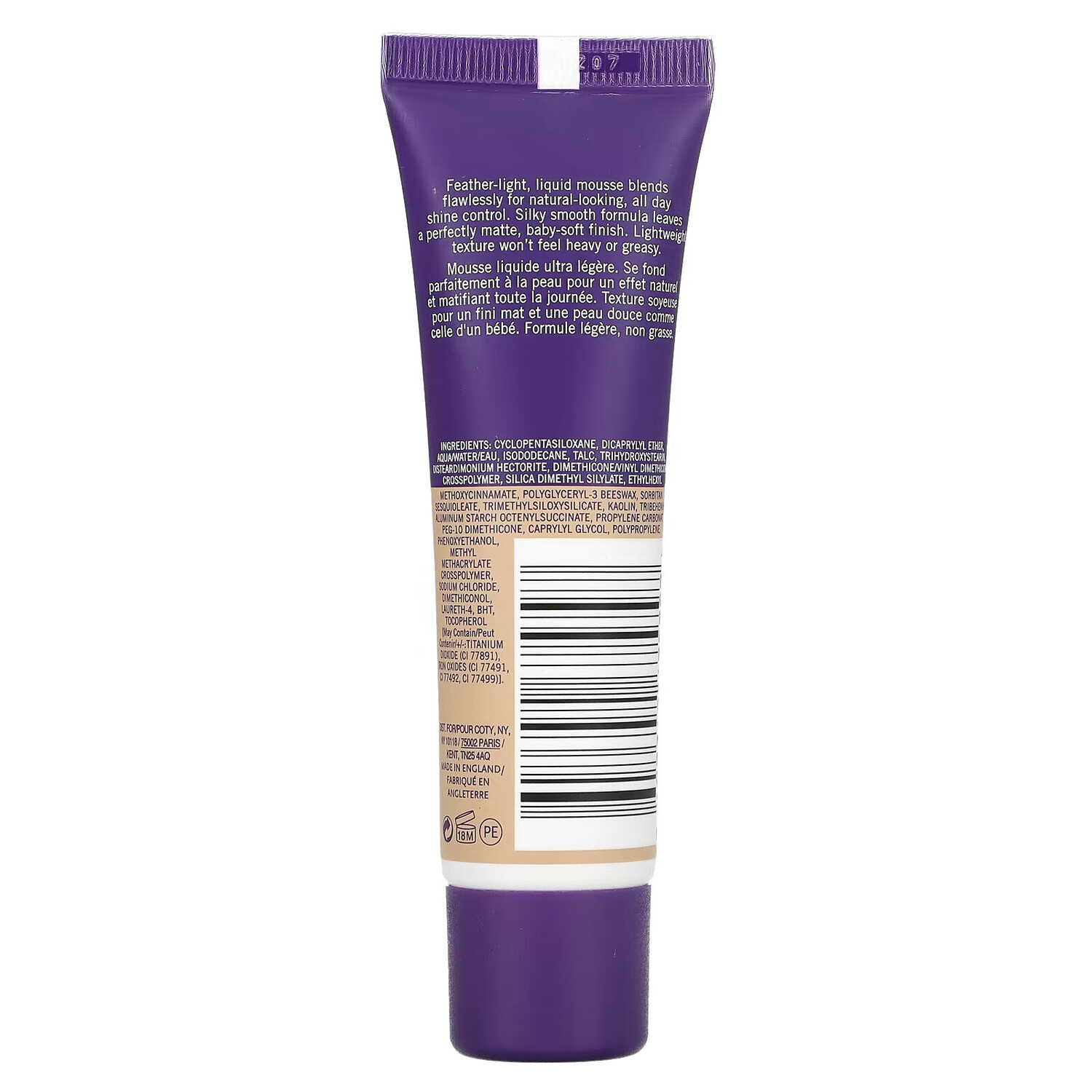 Матирующая тональная основа Rimmel London Stay Matte оттенок 200 светло-бежевый, 30 мл — фото 3