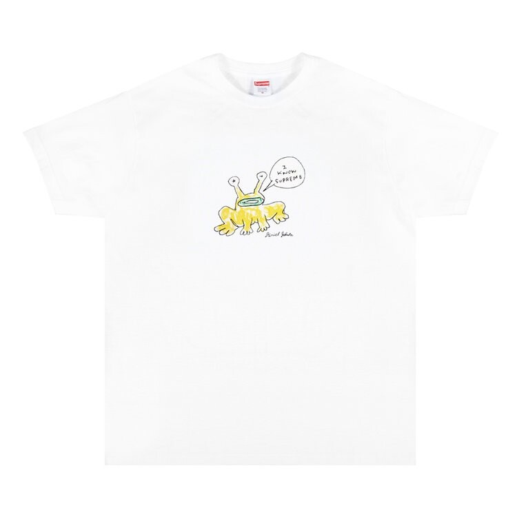 

Футболка Supreme x Daniel Johnston Frog Tee 'White', белый