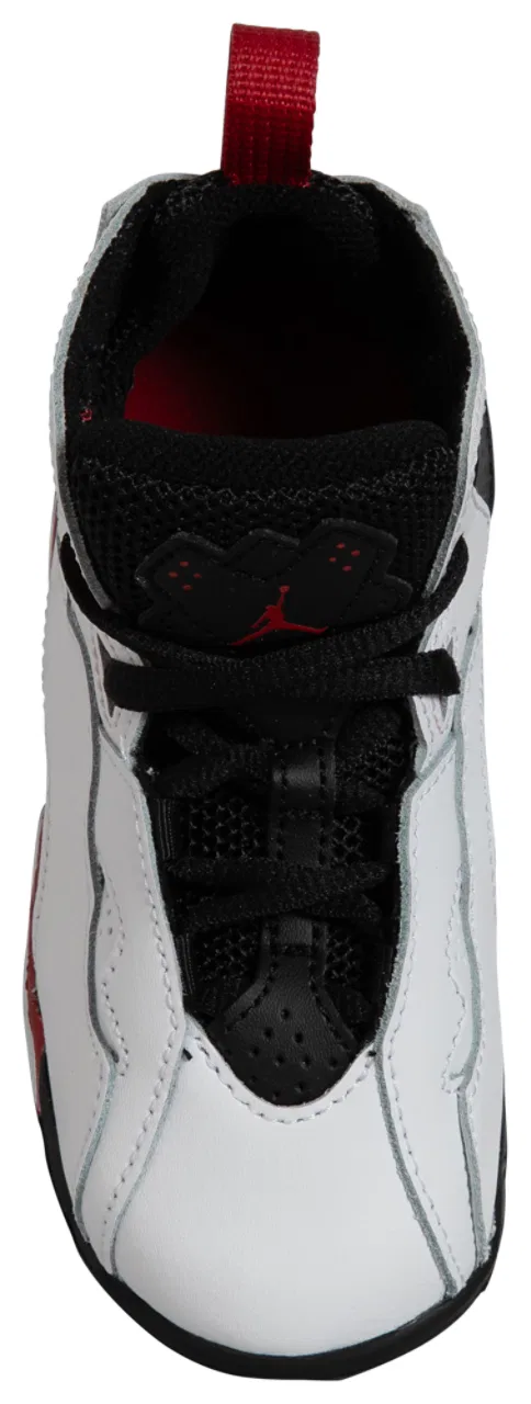 Детские баскетбольные кроссовки для мальчиков с поддержкой голеностопа Jordan True Flight, White/Black/Varsity Red — фото 4