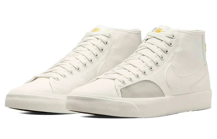 Кроссовки Nike SB Blazer Court Mid Premium, молочный — фото 3