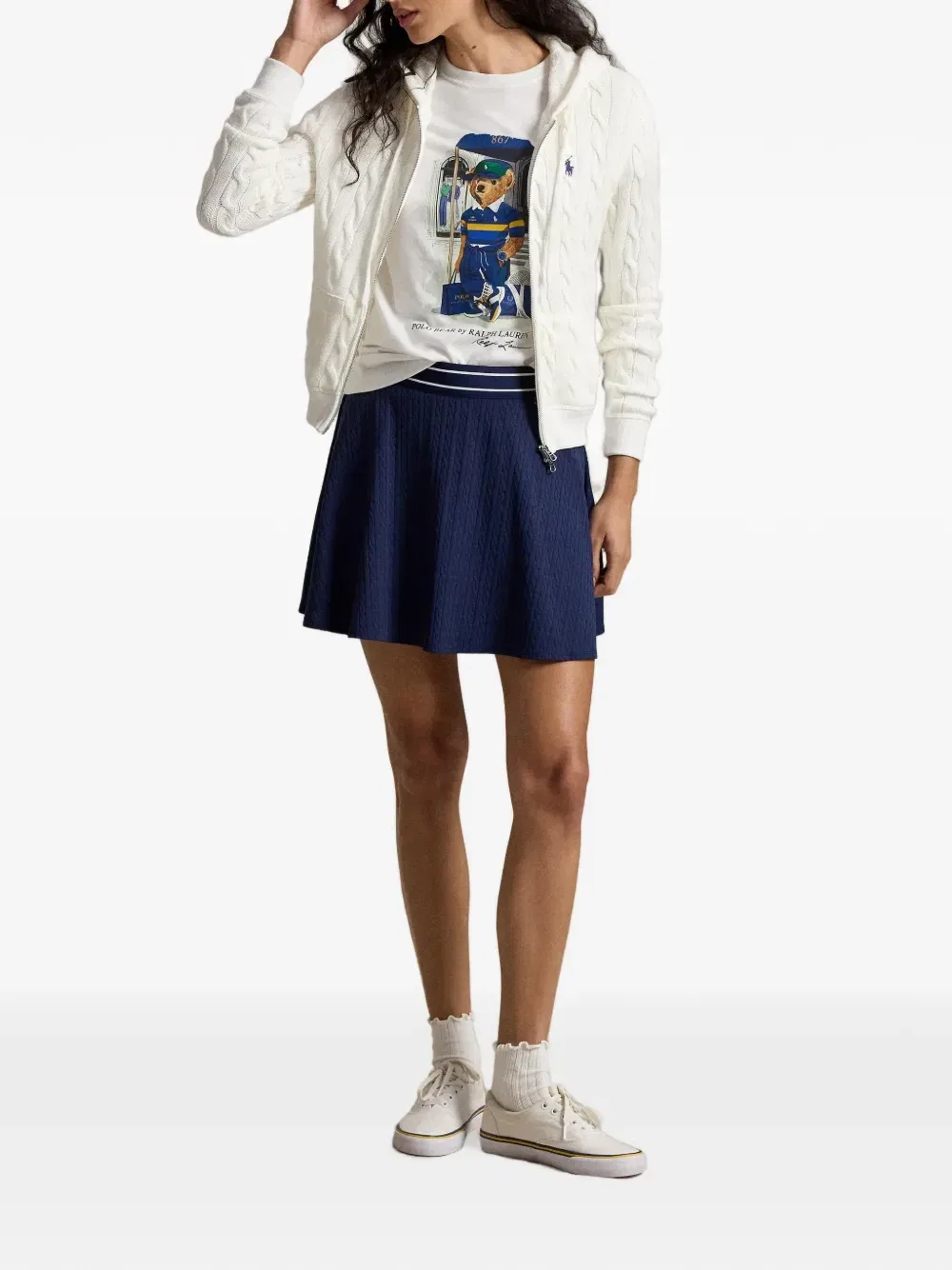 Футболка Polo Bear с графичным принтом POLO RALPH LAUREN, белый — фото 2