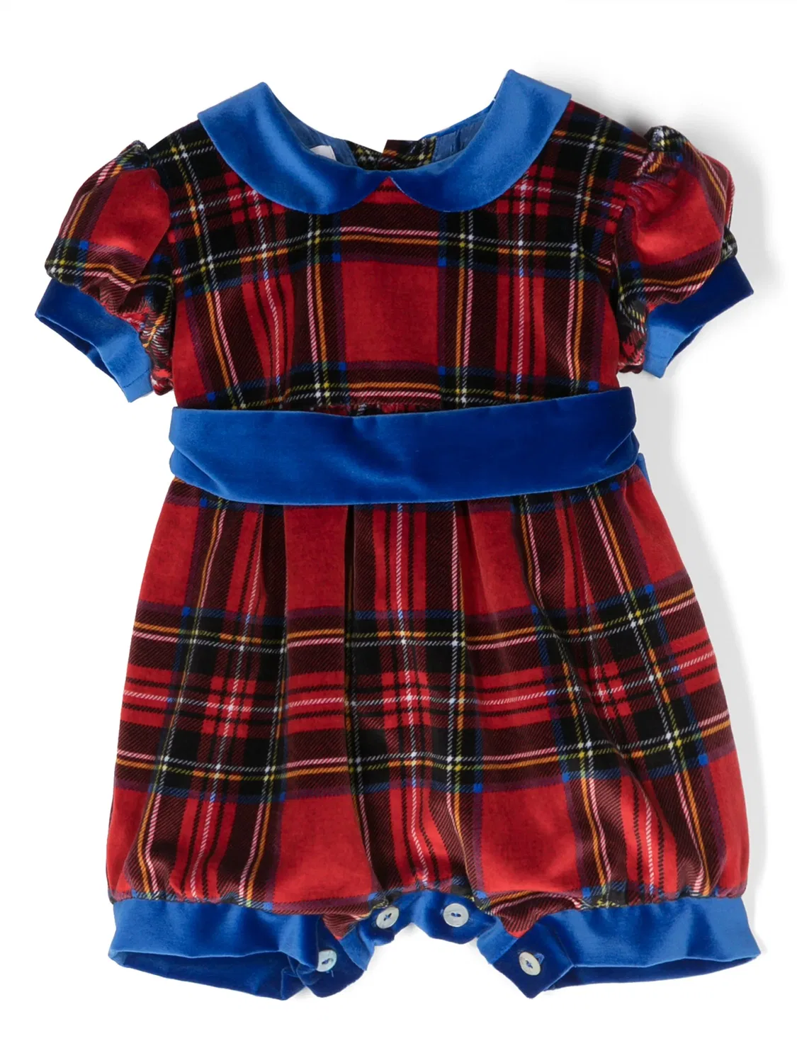 Хлопковый ромпер в тартан JESURUM BABY, красный