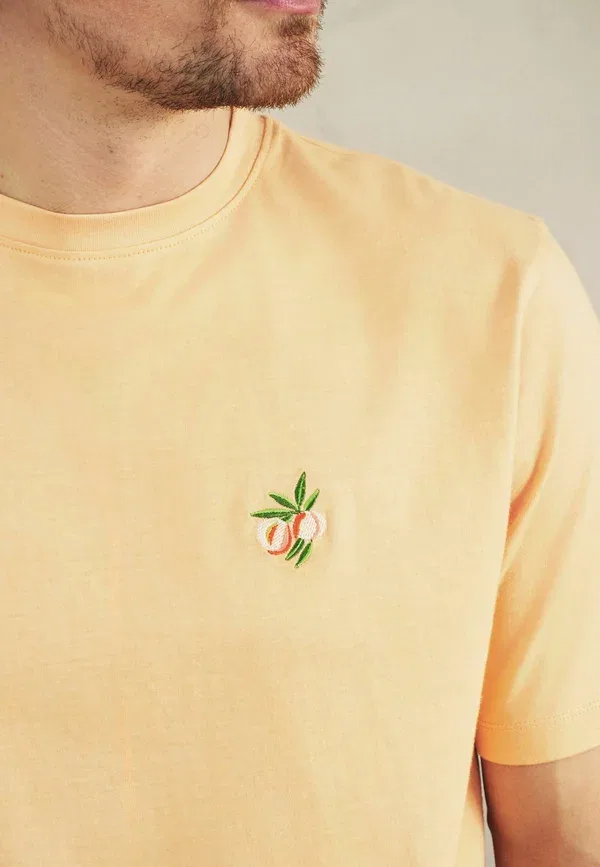 Пижамный комплект хлопковый Regular fit - check short sleeve set Next Orange, синий/оранжевый