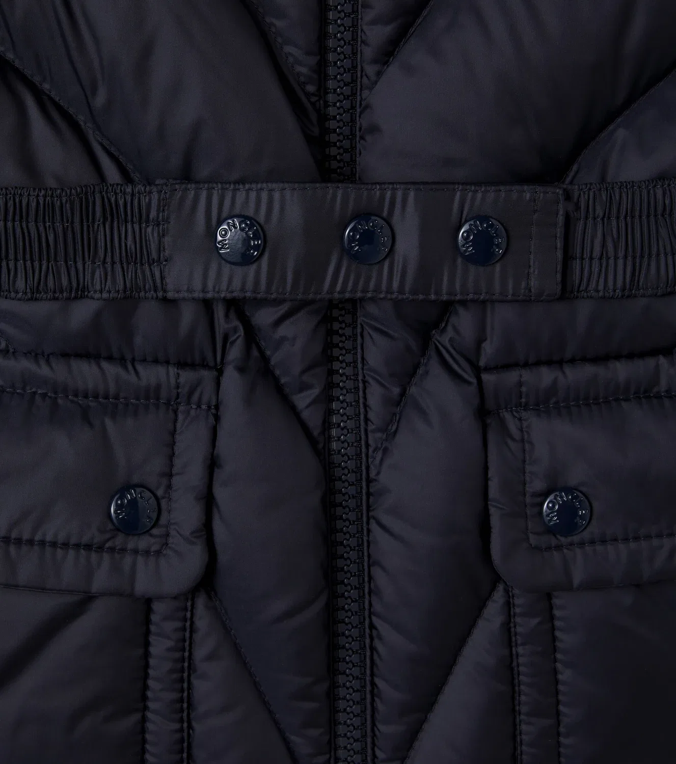 Утепленная пуховая куртка Ayfer Moncler Enfant, синий — фото 2
