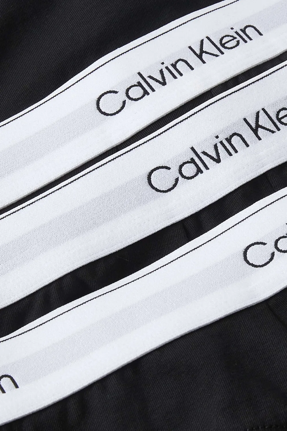 Трусы-слипы комплект из 3 штук Calvin Klein, черный — фото 2