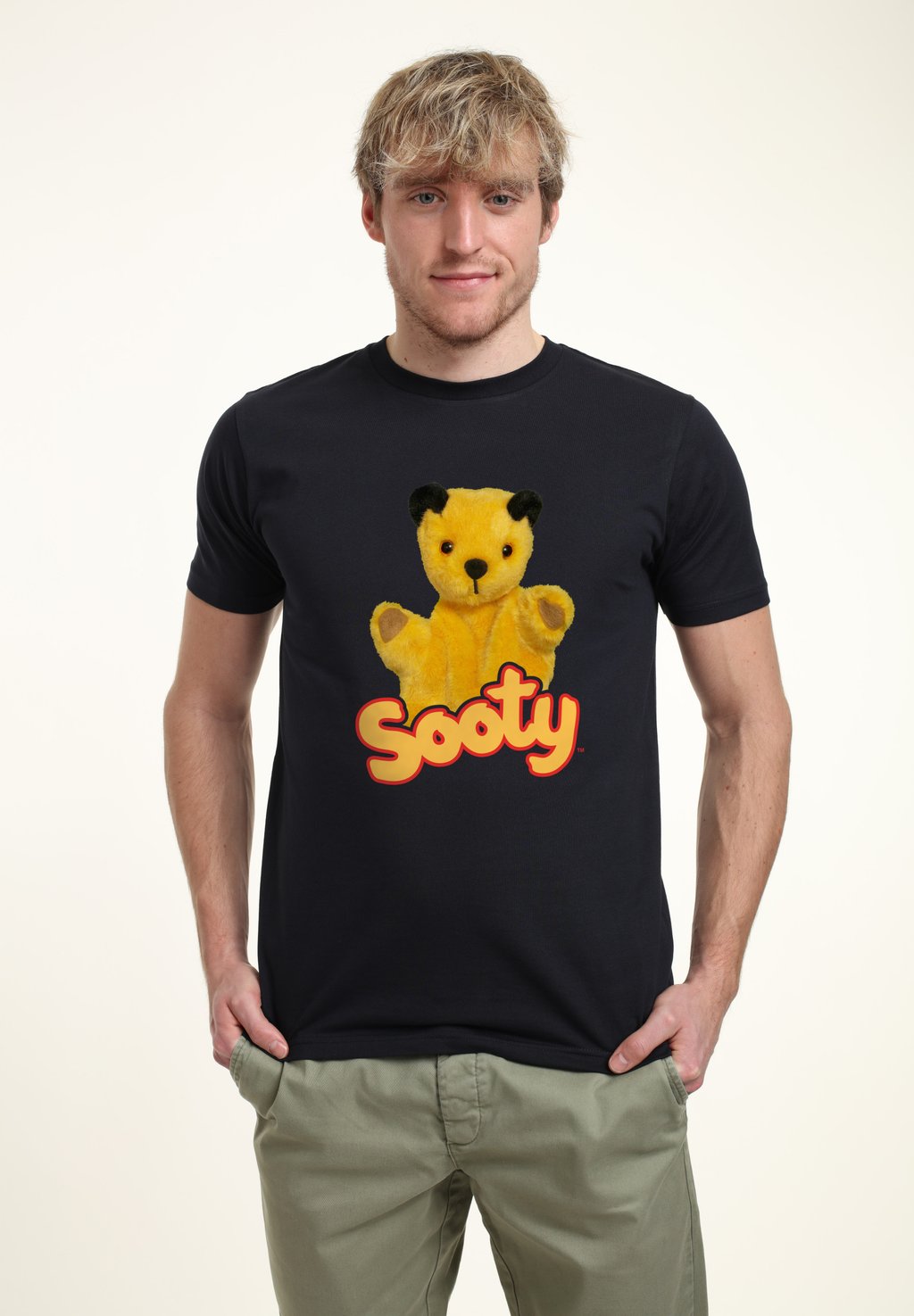 

Футболка с принтом SOOTY WAVE LOGO Henry Tiger, темно-синий