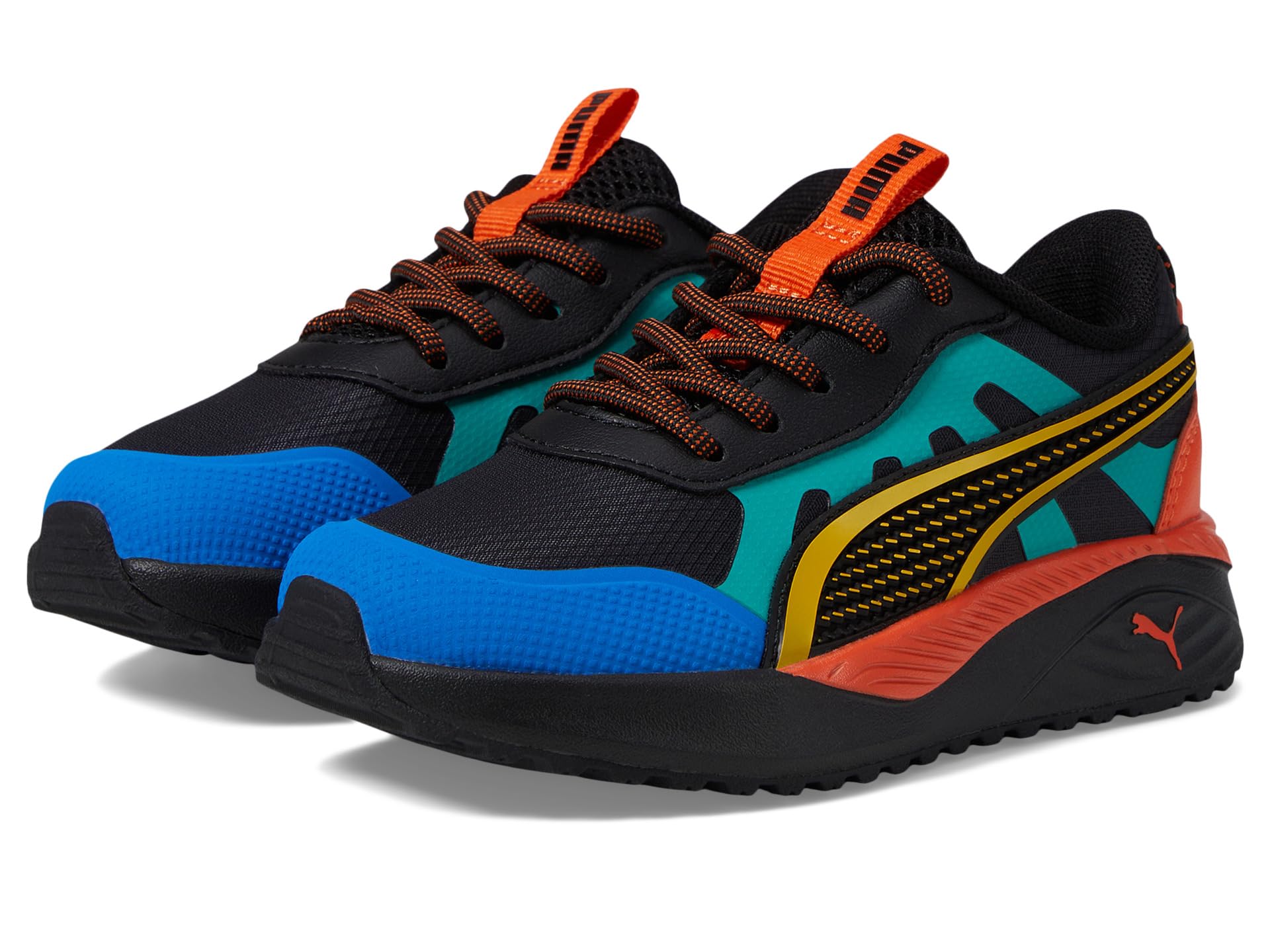 

Кроссовки PUMA Kids Excursion, Puma Black/Victoria Blue/Golden Rod/Spectra Green