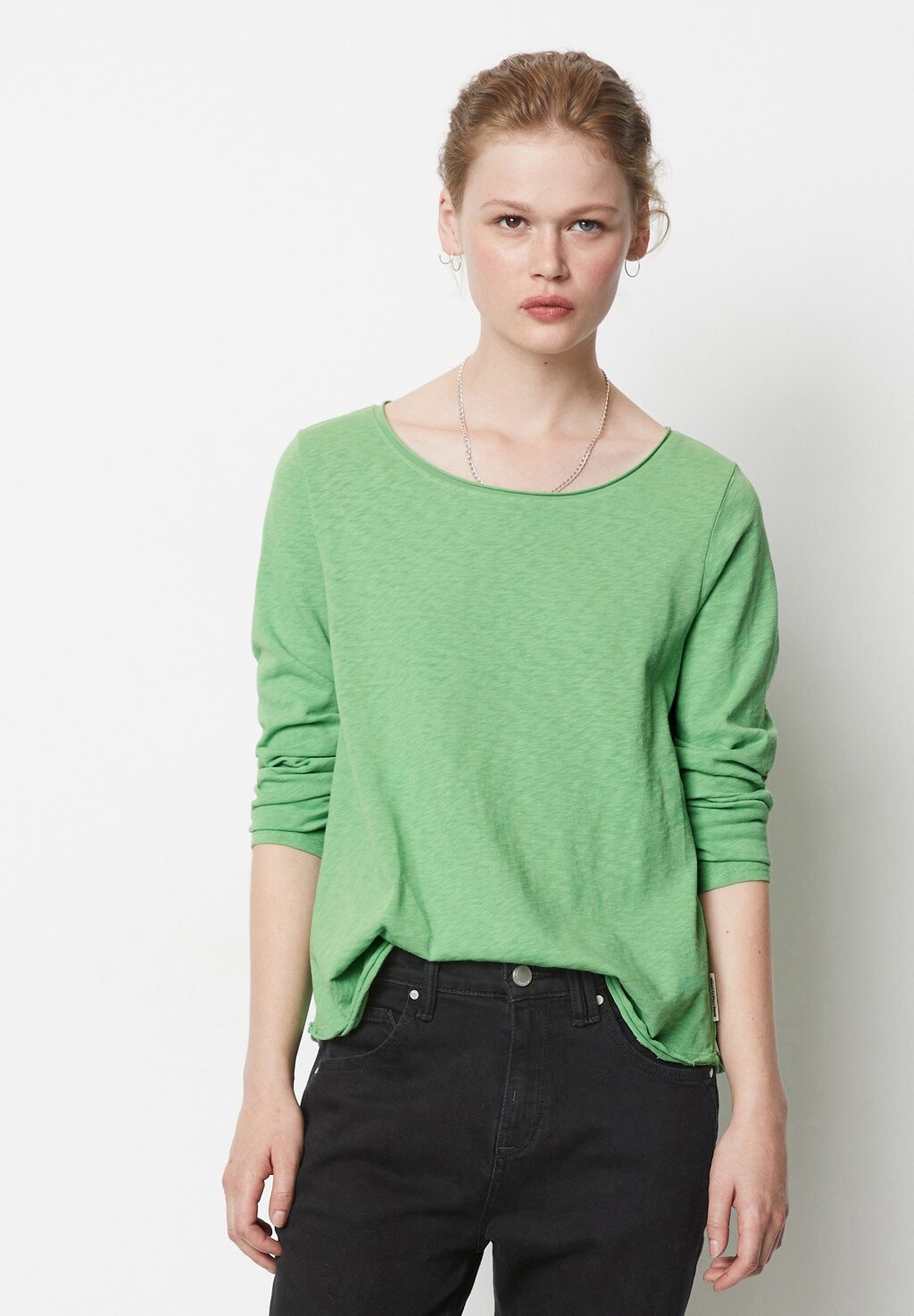 

Рубашка с длинным рукавом LONGSLEEVE Marc O'Polo DENIM, зеленый