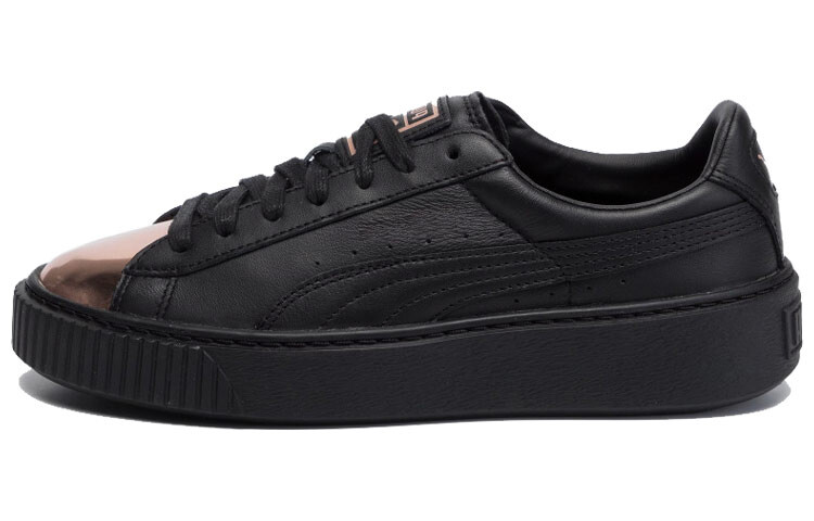 Кроссовки PUMA Basket Platform Metallic PUMA Black Rose Gold Women's