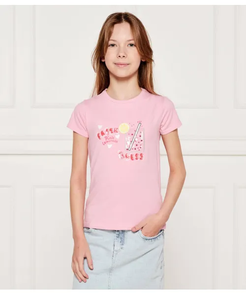 

Футболка Regular fit Guess, розовый