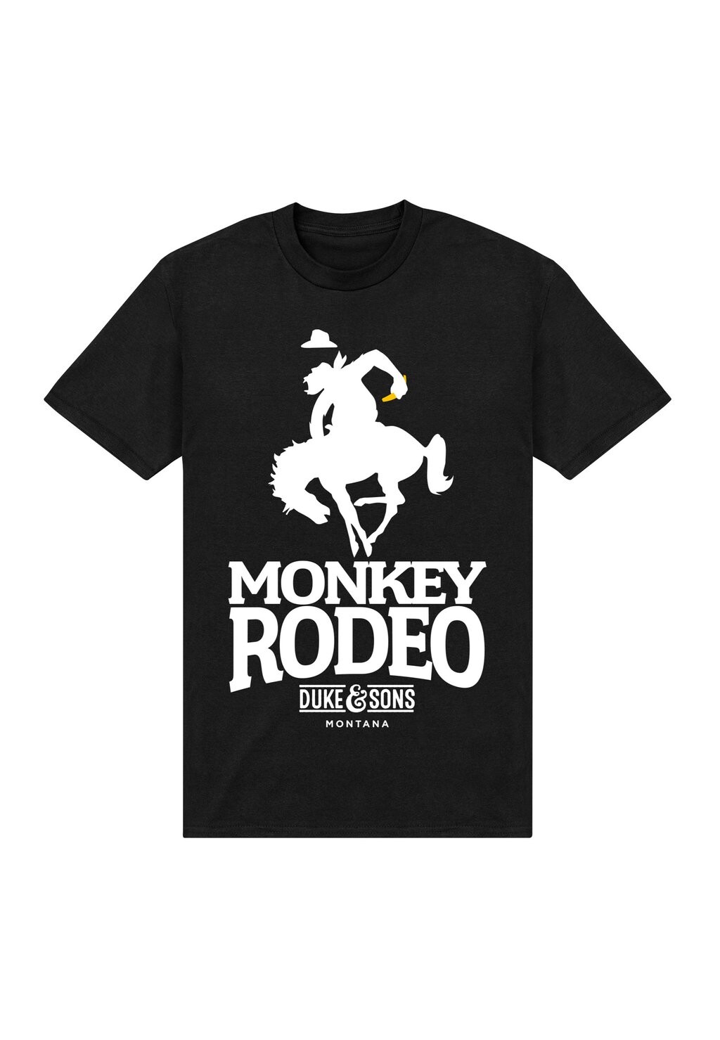 

Футболка с принтом MONKEY RODEO Henry Tiger, черный