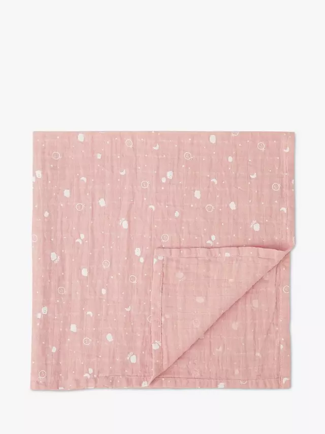 

Одеяло MORI Large Muslin Swaddle, розовый