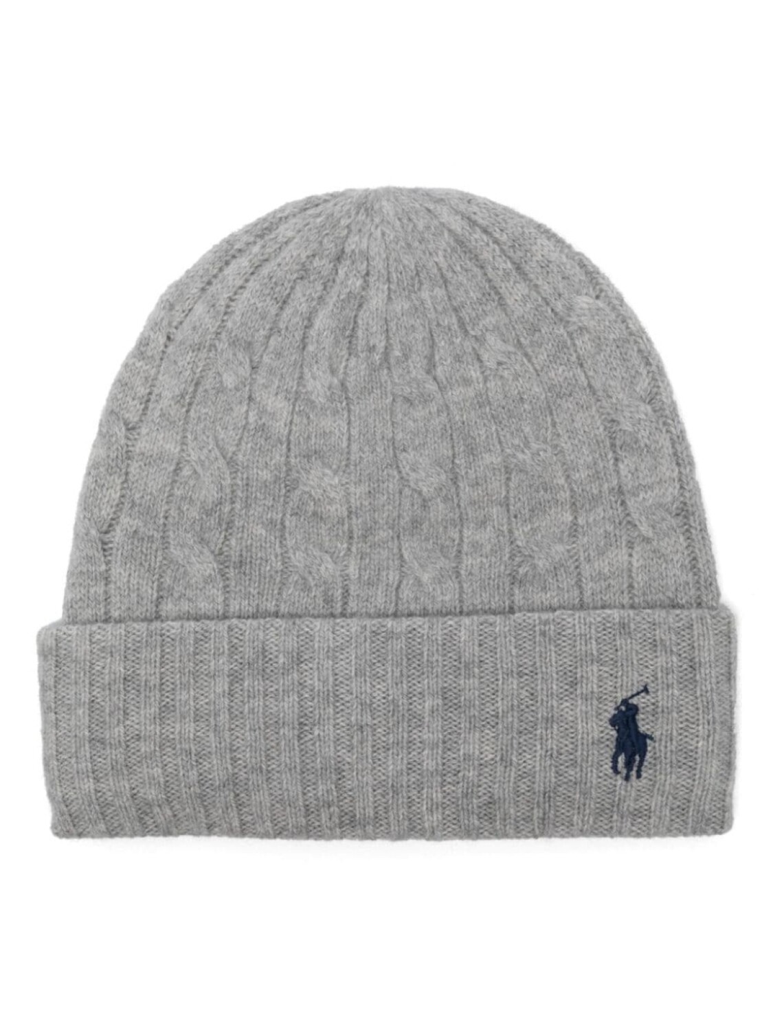 

Polo Ralph Lauren шапка бини фактурной вязки, серый