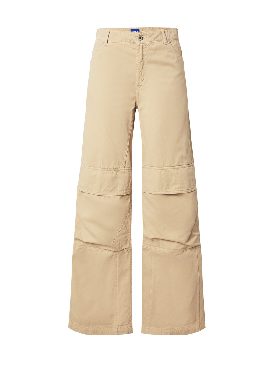 

Брюки-карго HUGO Wide leg Cargo Pants Hunder, бежевый