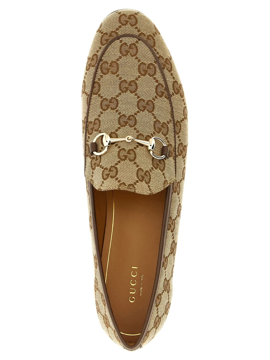 Лоферы 'Jordaan' GUCCI, бежевый — фото 4