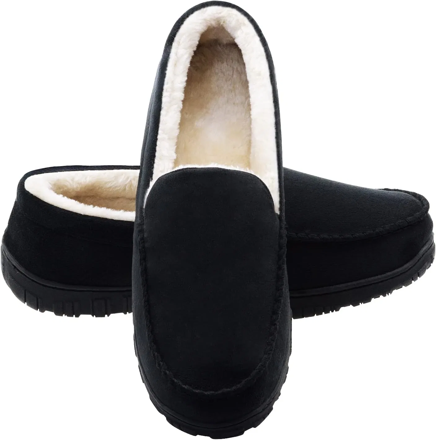 Мокасины с жесткой подошвой Lulex, Black